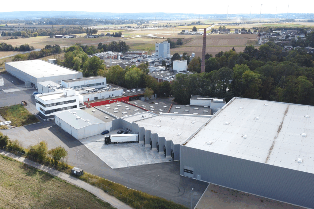 CWS_Company_Site2 Luftaufnahme des CWS-Produktionsstandorts in Düren