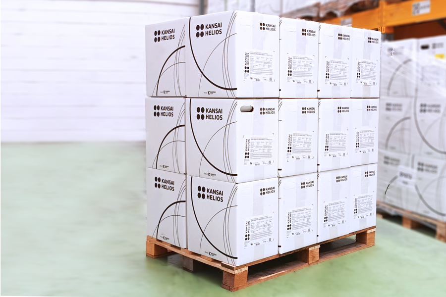 PowderBoxPallet A Pallet of Powder Boxes from KANSAI HELIOS